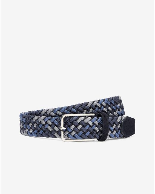 Corneliani Blue Weaved Belt for men