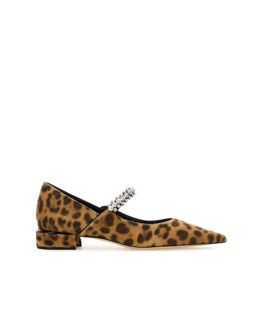 Jimmy Choo Natural Bing Pump Flat Ballerinas