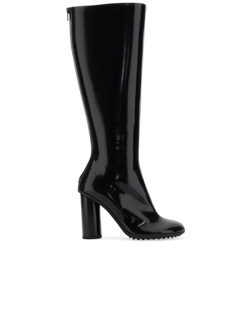 Bottega Veneta Black Atomic Leather Boots
