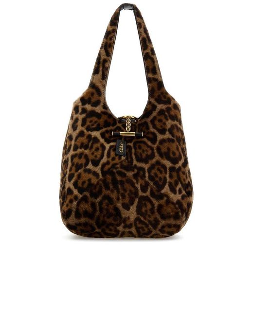 Chloé Brown Balloon Bucket Bag