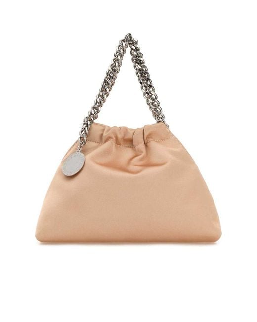 Stella McCartney Natural Falabella Mini Drawstring Bag