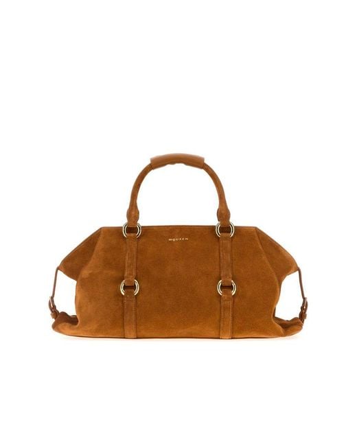 Alexander McQueen Brown Farringdon Bag