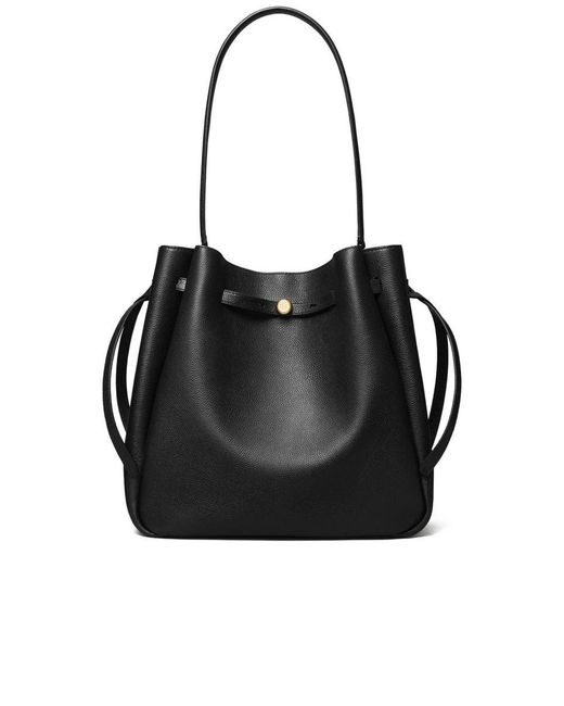 Tory Burch Black Romy Large Bucket Bag