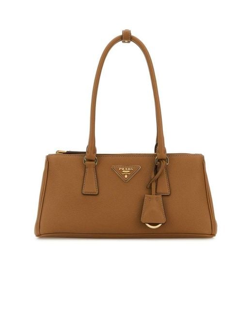 Prada Brown Medium Galleria Leather Bag