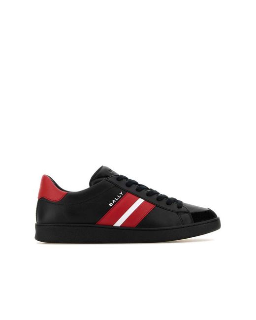 Bally Black Thiago Leather Sneakers