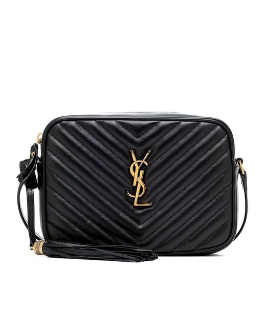 Saint Laurent Lou Camera Bag In Quilted Leather Bronze Hardware in
