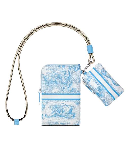 DiorTravel Multifunctional Pouch Blue Toile de Jouy Reverse Technical  Fabric