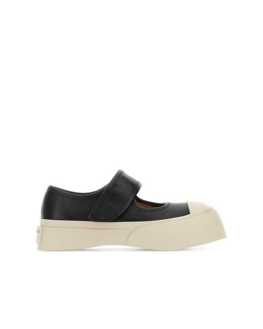Marni Black Mary Jane Sneakers