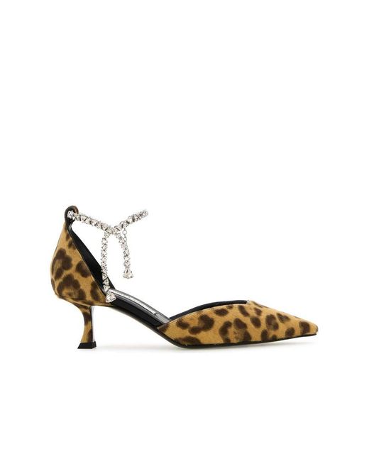 Jimmy Choo Metallic Stevie Pumps
