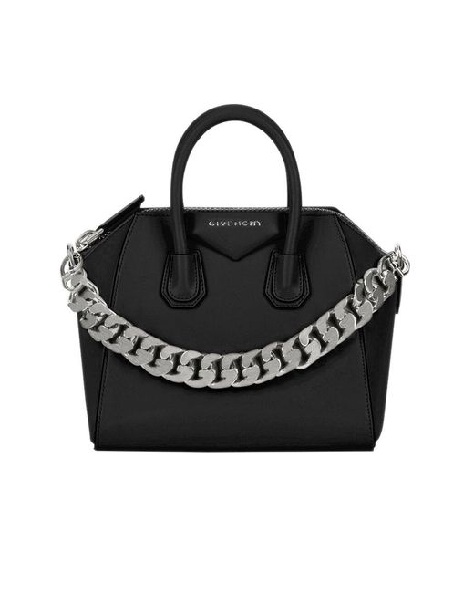 black mini antigona bag