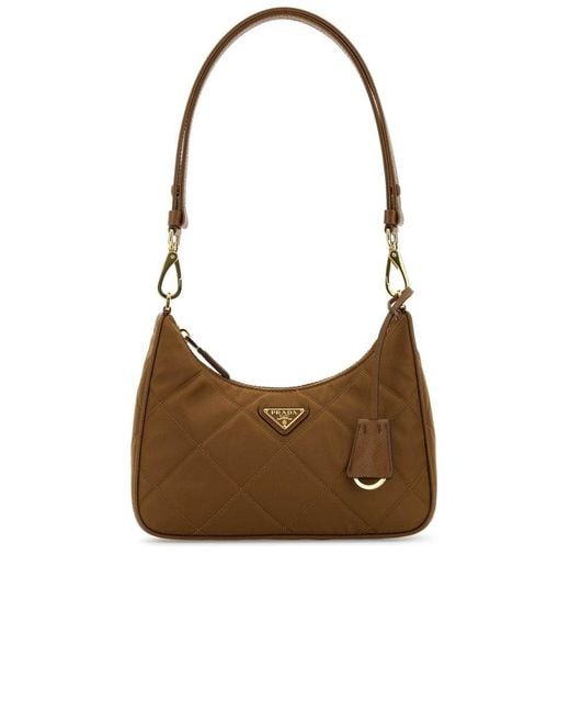 Prada Brown Reedition Shoulder Bag