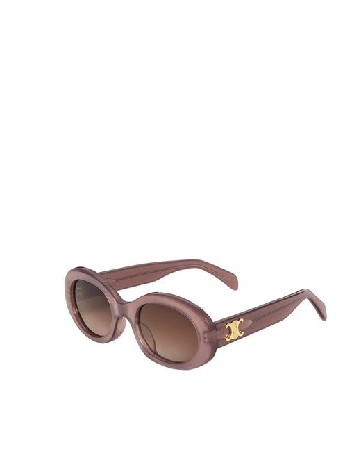 Céline Pink Oval Sunglasses