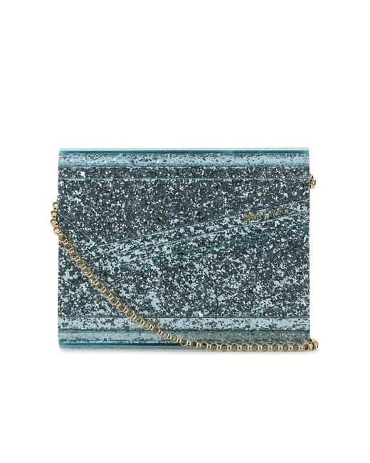 Jimmy Choo Blue Candy Clutch Bag