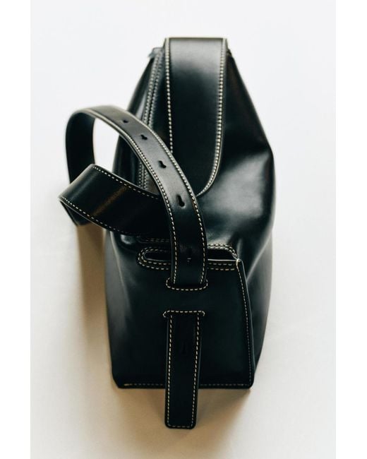 COS Black Plinth Crossbody Bag