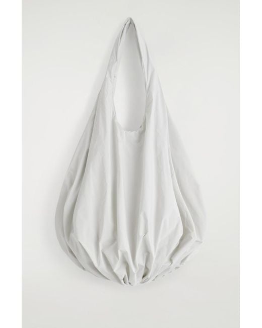 COS White Cloud Tote Bag