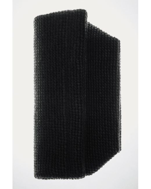 COS Black Folded Clutch Bag