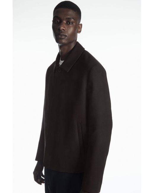 COS Black Wool-blend Jacket for men