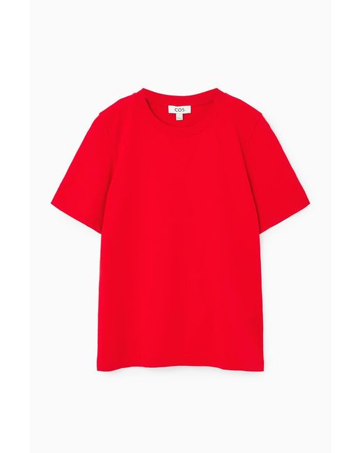 COS Red T-shirt Für Den Alltag