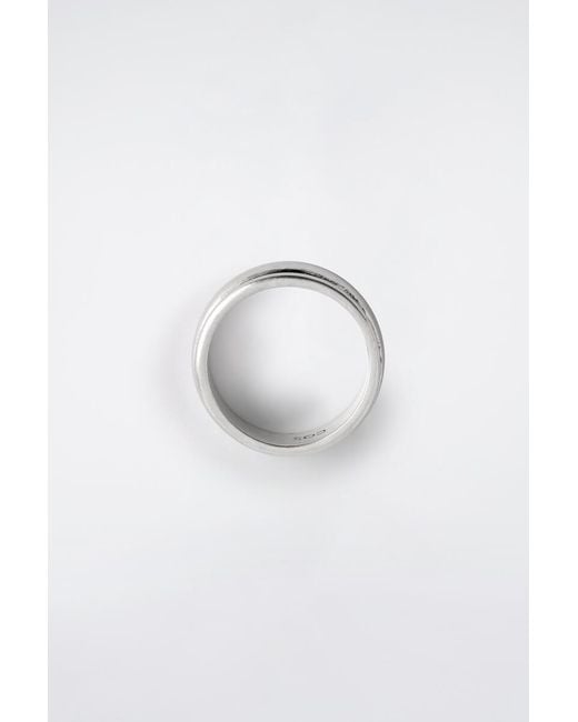 COS Multicolor Double-Band Ring for men