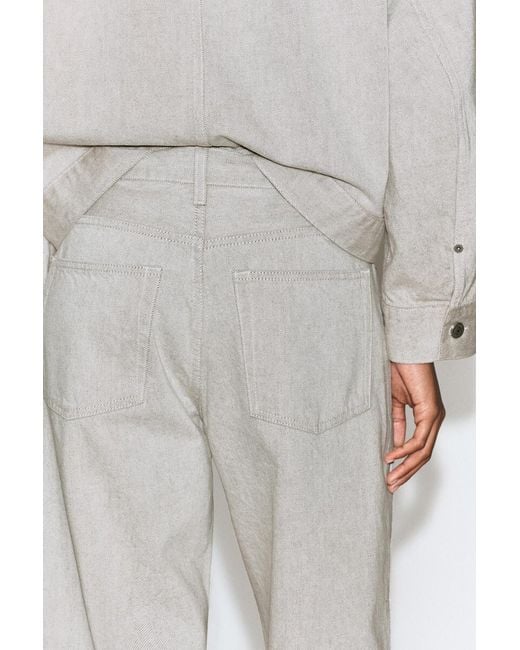 COS Natural Facade Straight-Leg Jeans