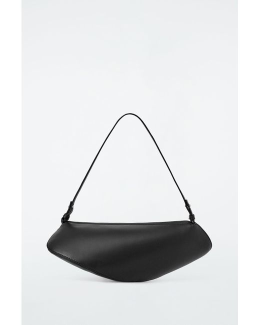 COS Black Cove Clutch Bag