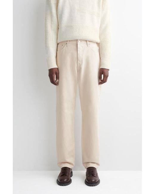 COS Natural Signature Regular-Fit Straight-Leg Jeans for men