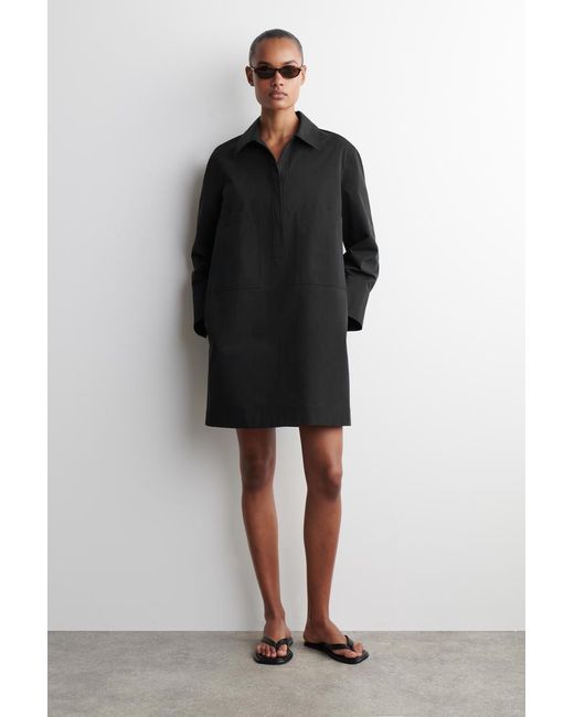 COS Black Utility-Hemdkleid