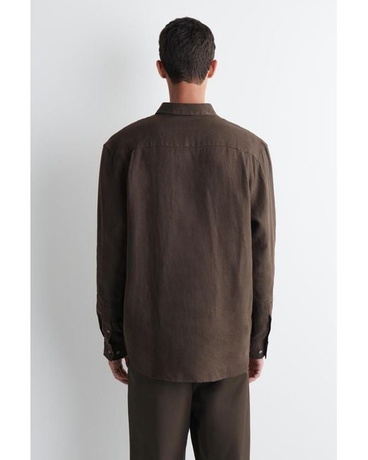 Camicia di COS in Brown da Uomo