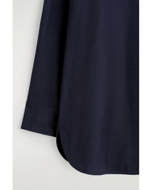 COS Blue Tailored Cotton Shirt