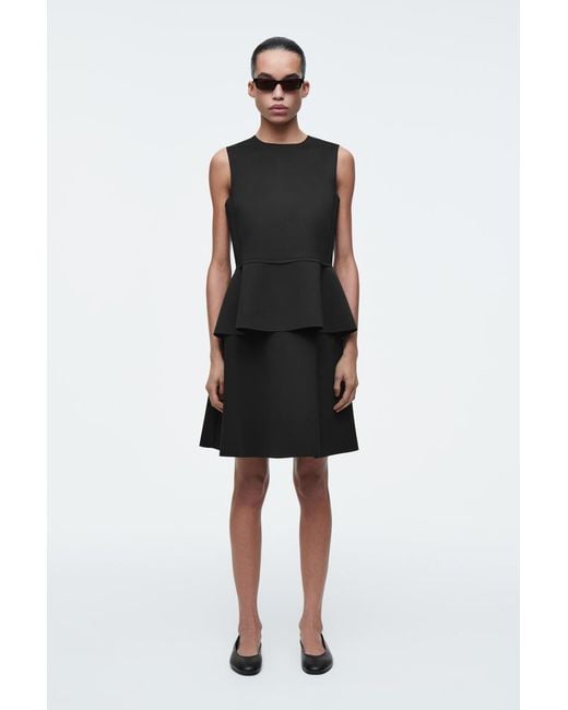 COS Black Minirock Aus Scuba