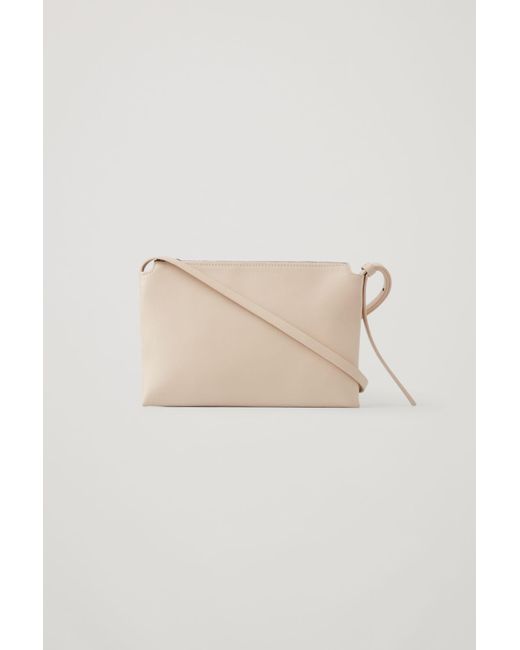 COS Natural Leather Crossbody Bag