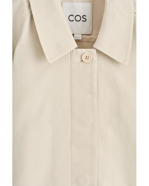 COS Natural Rounded Cotton Jacket
