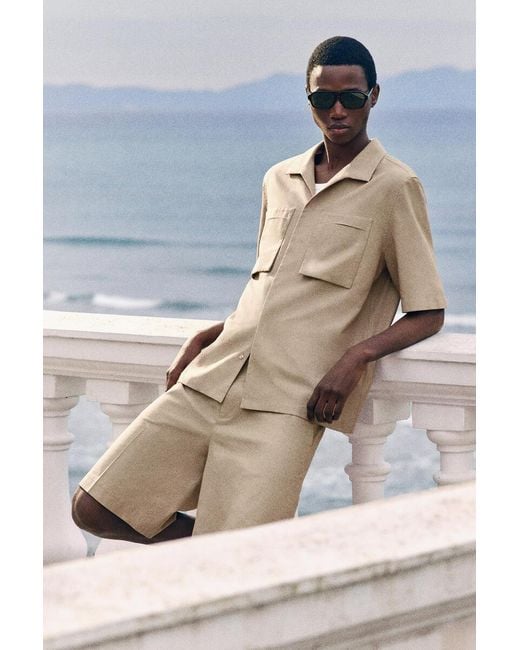 Camicia Utility di COS in Natural da Uomo