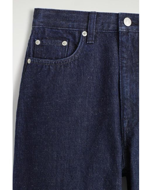 COS Blue Bay Barrel-Leg Jeans