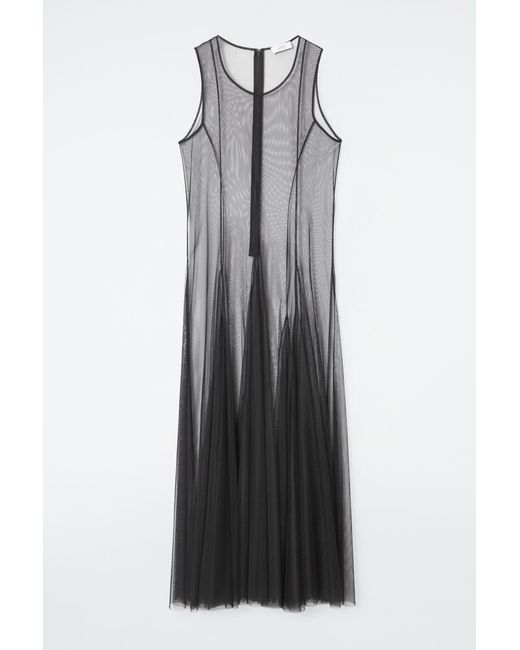 COS Black The Tulle Maxi Dress