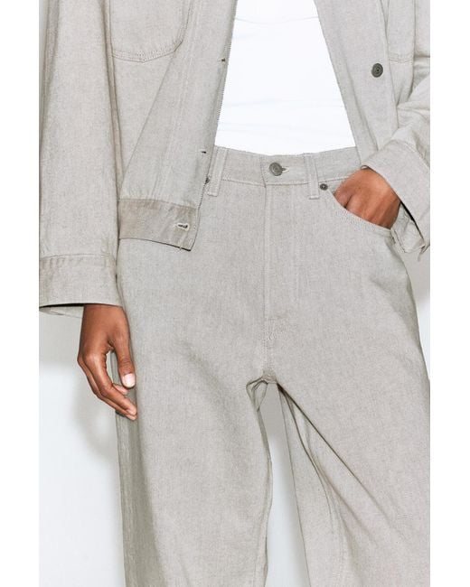 COS Natural Facade Straight-Leg Jeans