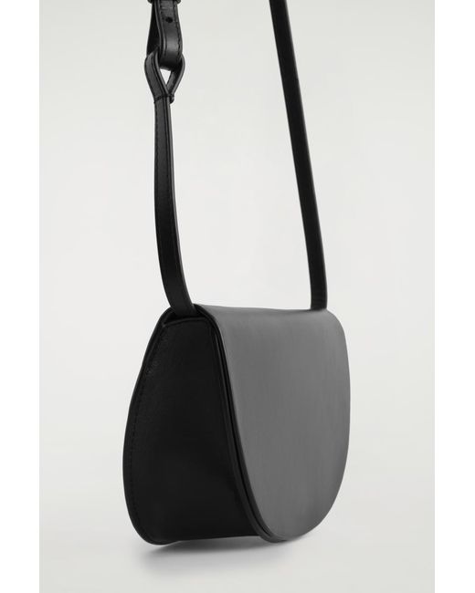 COS White Curved Crossbody Bag