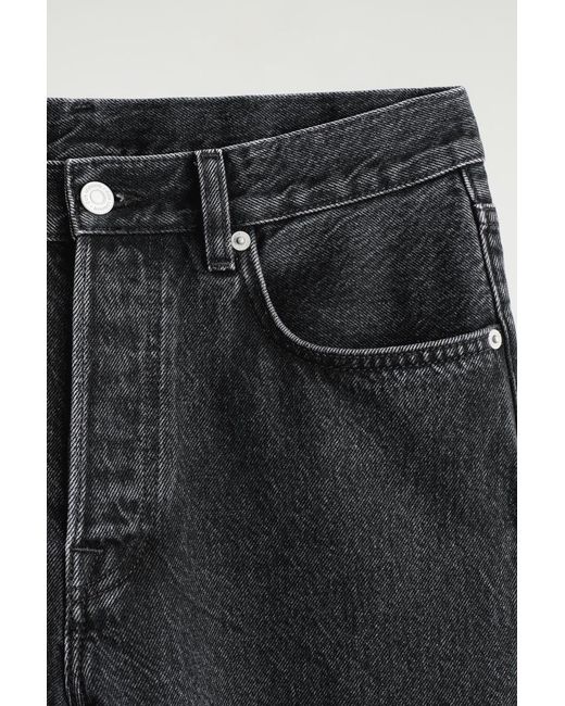 COS Black Pipeline Slim-Leg Jeans