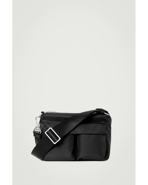 COS Black Water-Repellent Utility Crossbody for men