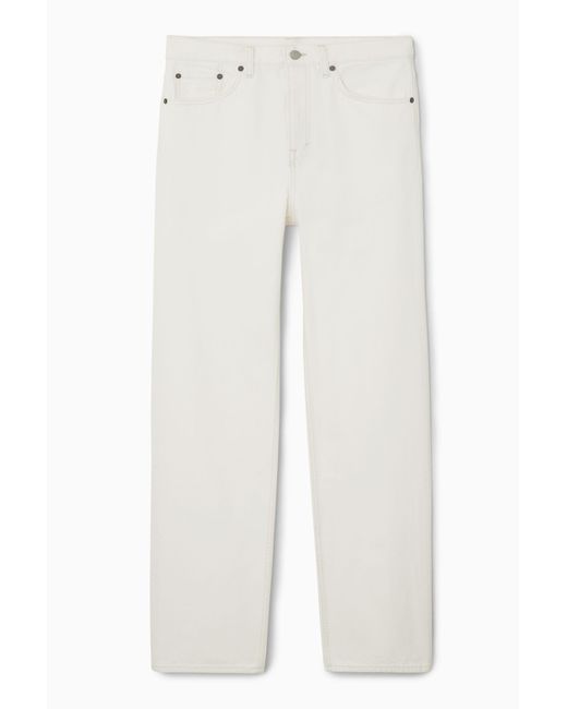 COS White Arch Jeans - Tapered