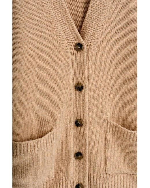 COS Natural Oversized Merino Wool Cardigan