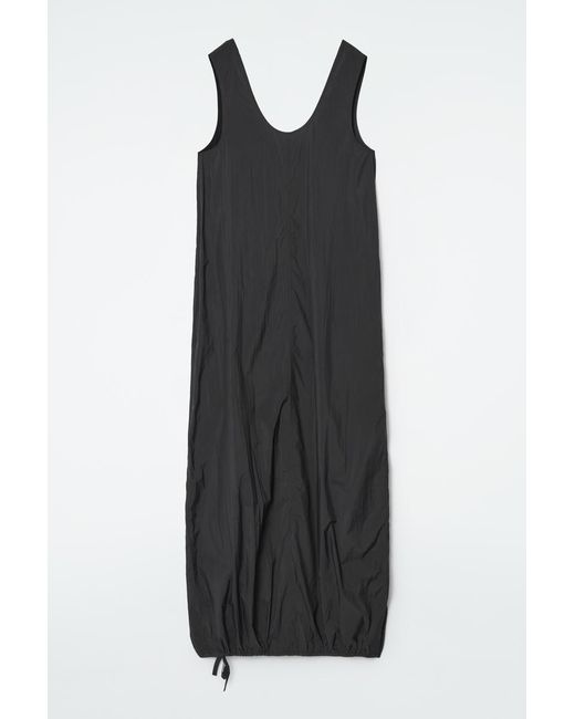 COS Black Oversized Parachute Maxi Dress