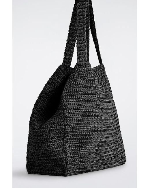 Borsa Tote di COS in Black da Uomo