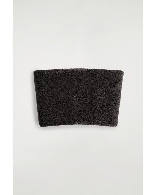 COS Black Teddy Snood
