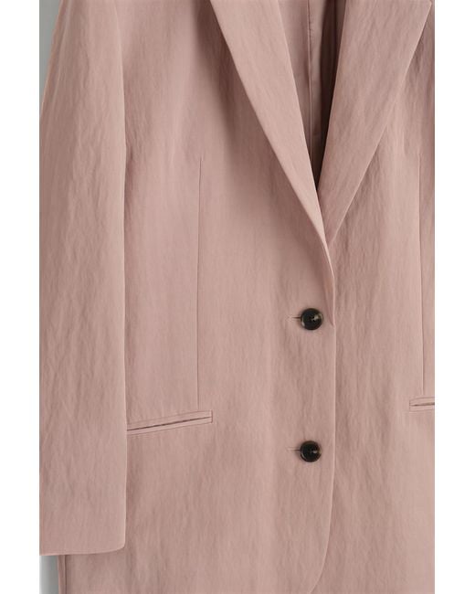 Blazer Fluide Oversize COS en coloris Pink