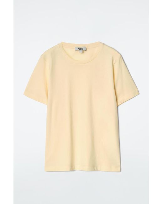 COS Natural Crew-Neck Cotton T-Shirt