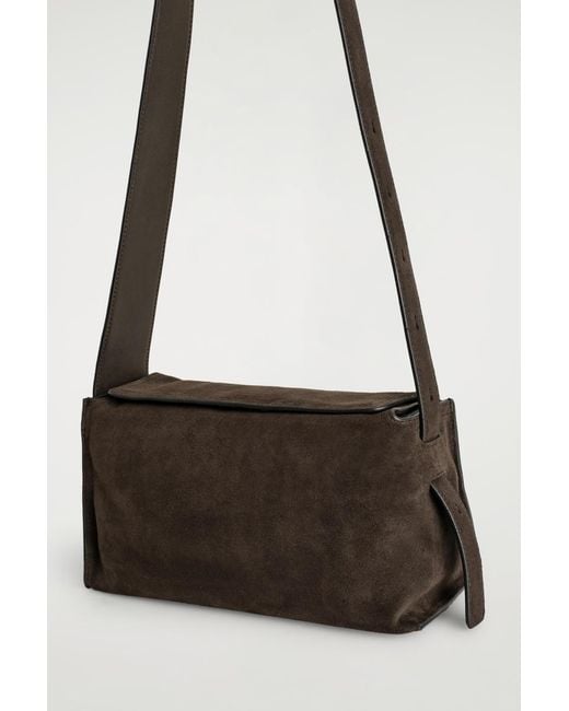 COS Brown Plinth Crossbody Bag