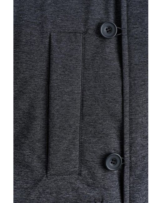 COS Blue Technical Hooded Down Parka for men