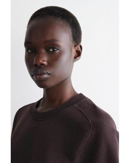 COS Black Cotton Sweatshirt