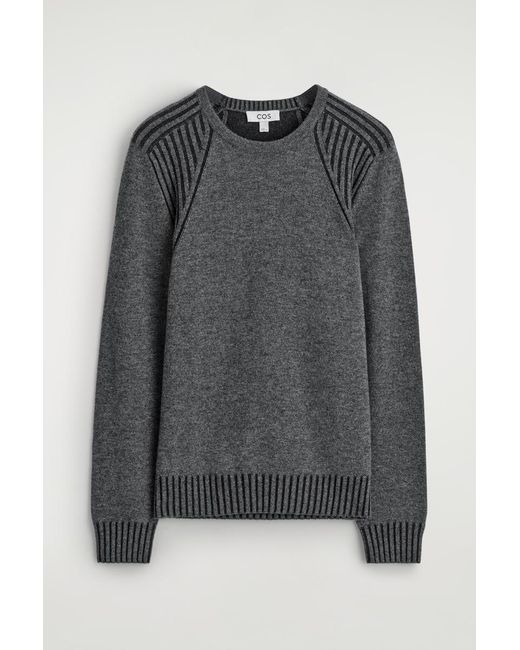 Maglione Girocollo di COS in Gray da Uomo